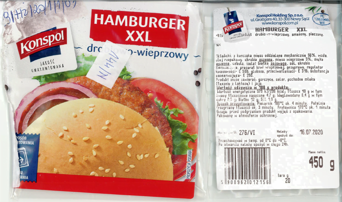 Groźna bakteria w hamburgerach!