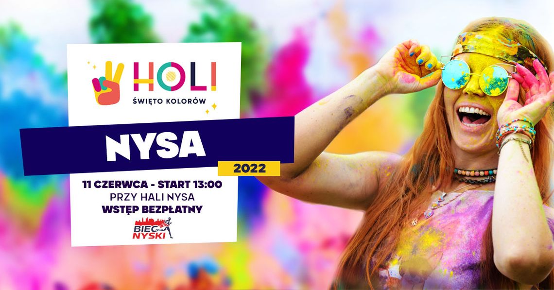 Holi Święto Kolorów ponownie w Nysie!