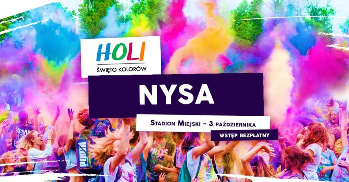 Holi Święto Kolorów w październiku w Nysie!