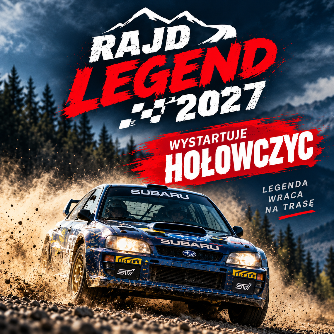 Hołowczyc wystartuje w Polskim Rajdzie Legend 2027. Kibice już się szykują