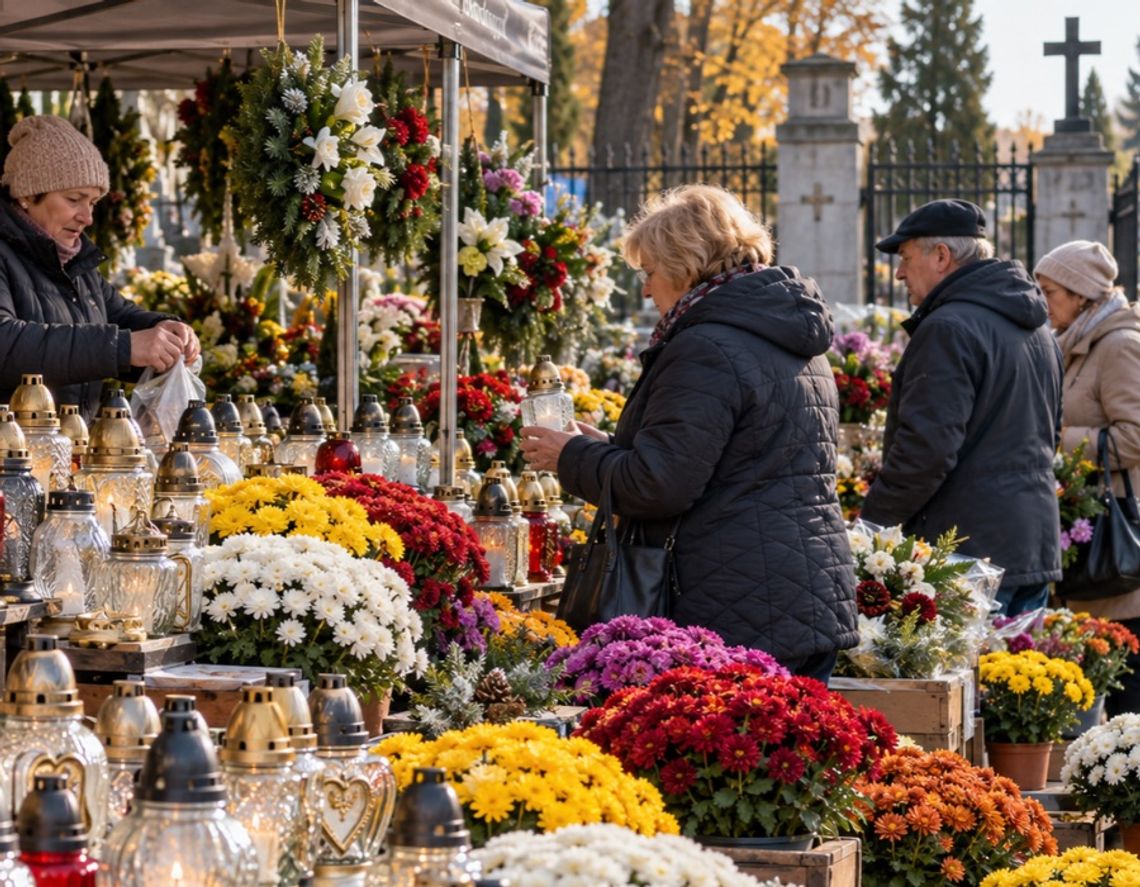 Kilka dni pracy i tysiące złotych. Przed 1 listopada rusza cmentarny biznes