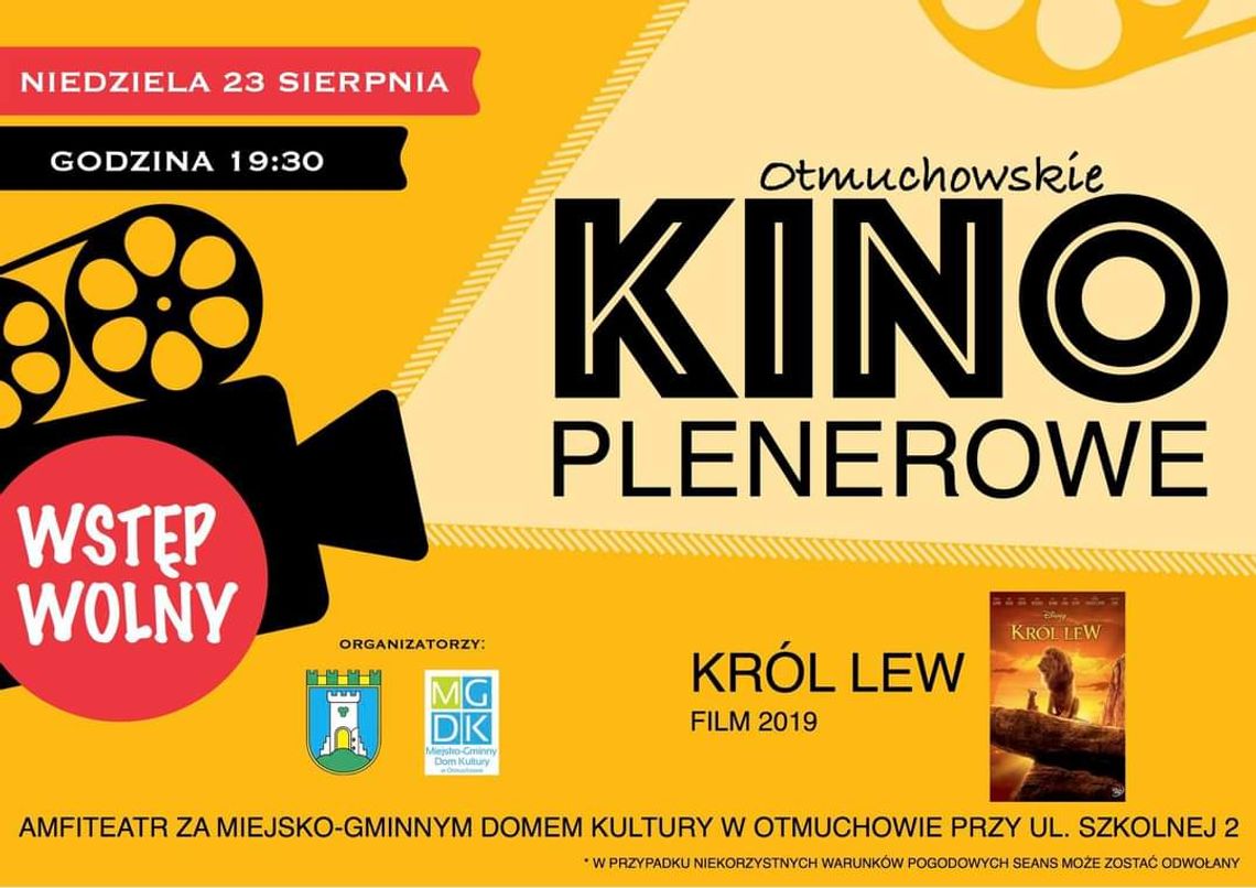 Kino plenerowe w Otmuchowie