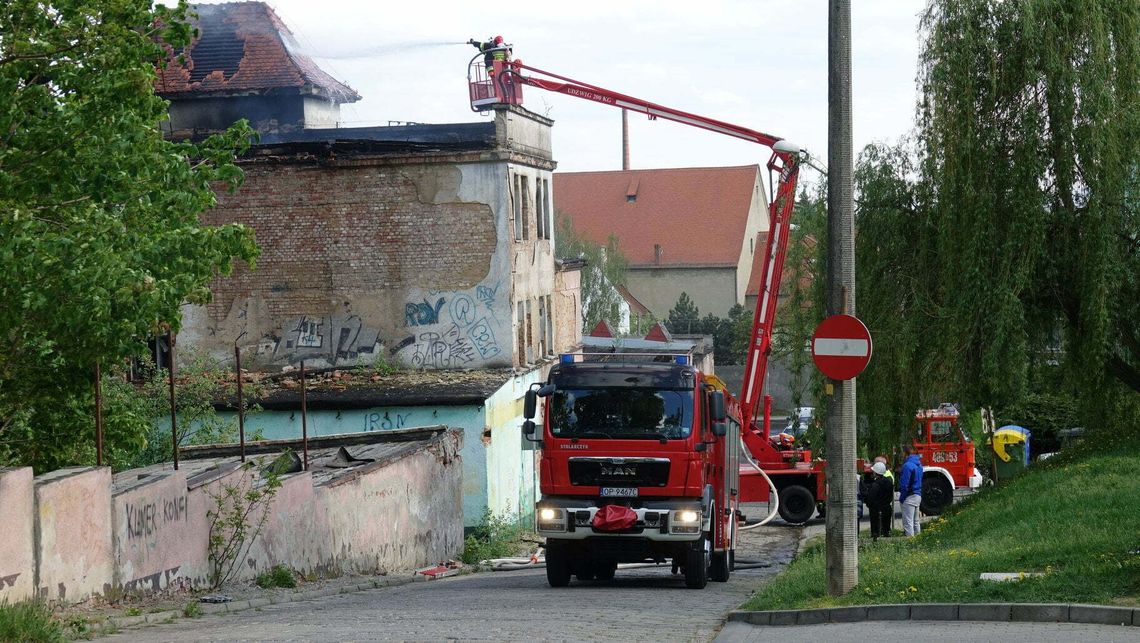 Kolejny pożar pustostanu na osiedlu Słowiańska