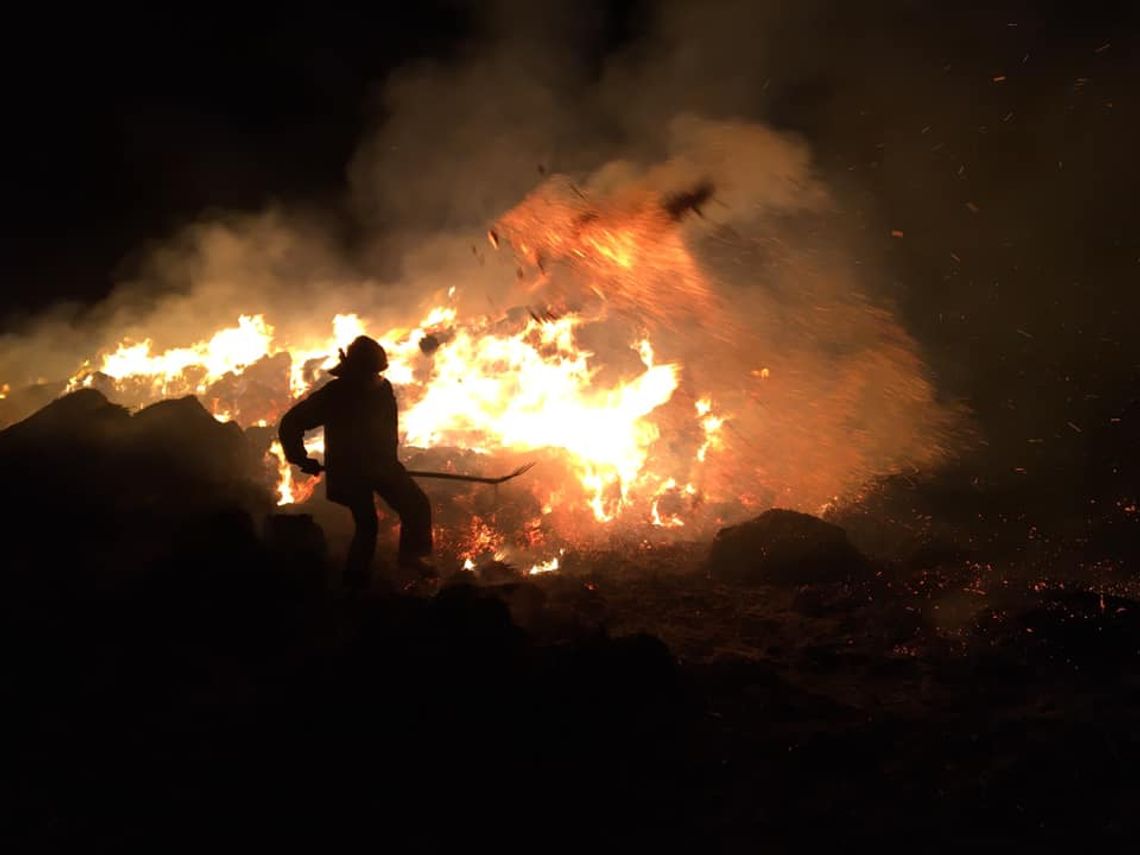 Kolejny pożar w naszym powiecie. Wielogodzinna akcja strażaków