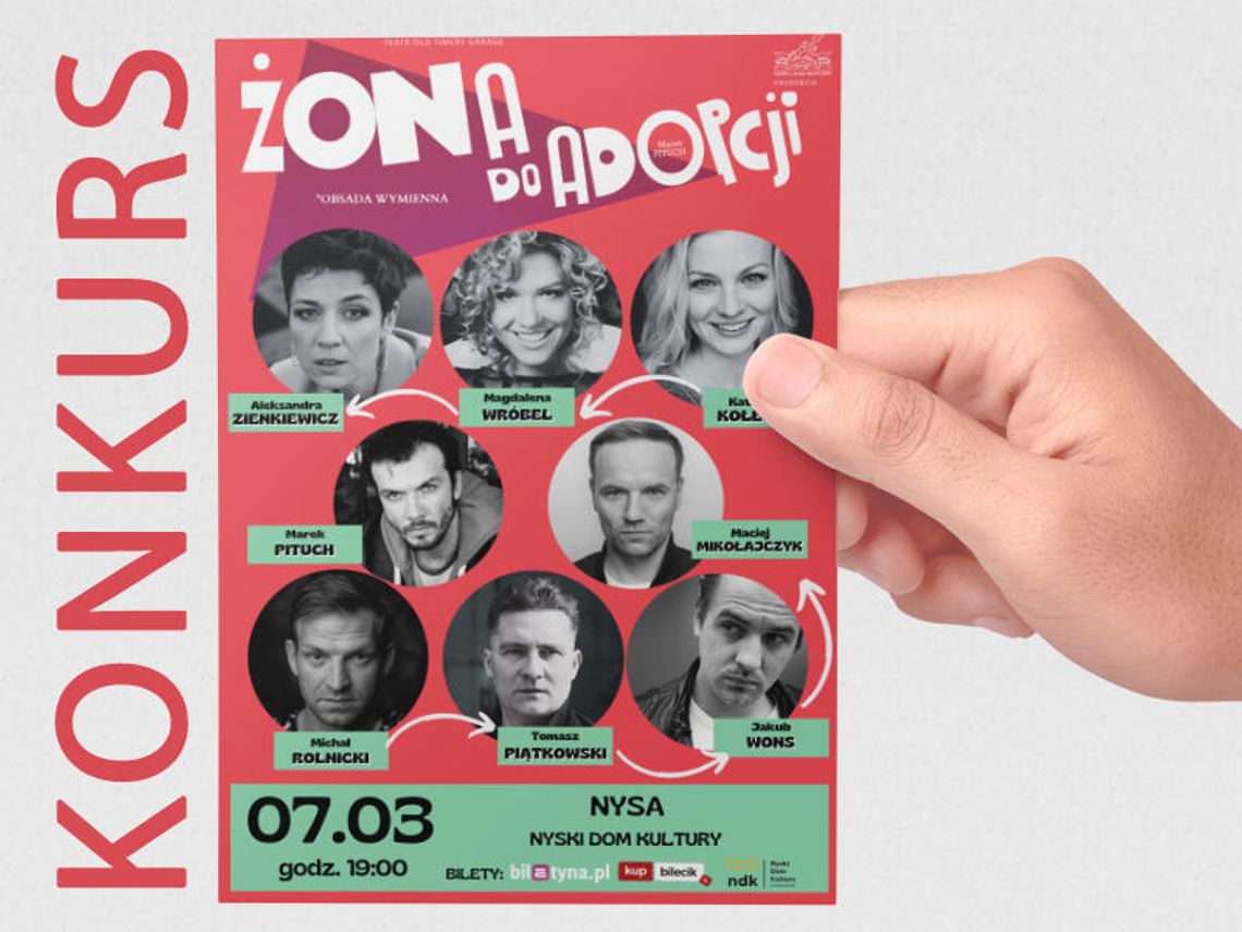 Konkurs - zdobądź bilety na spektakl komediowy na Dzień Kobiet