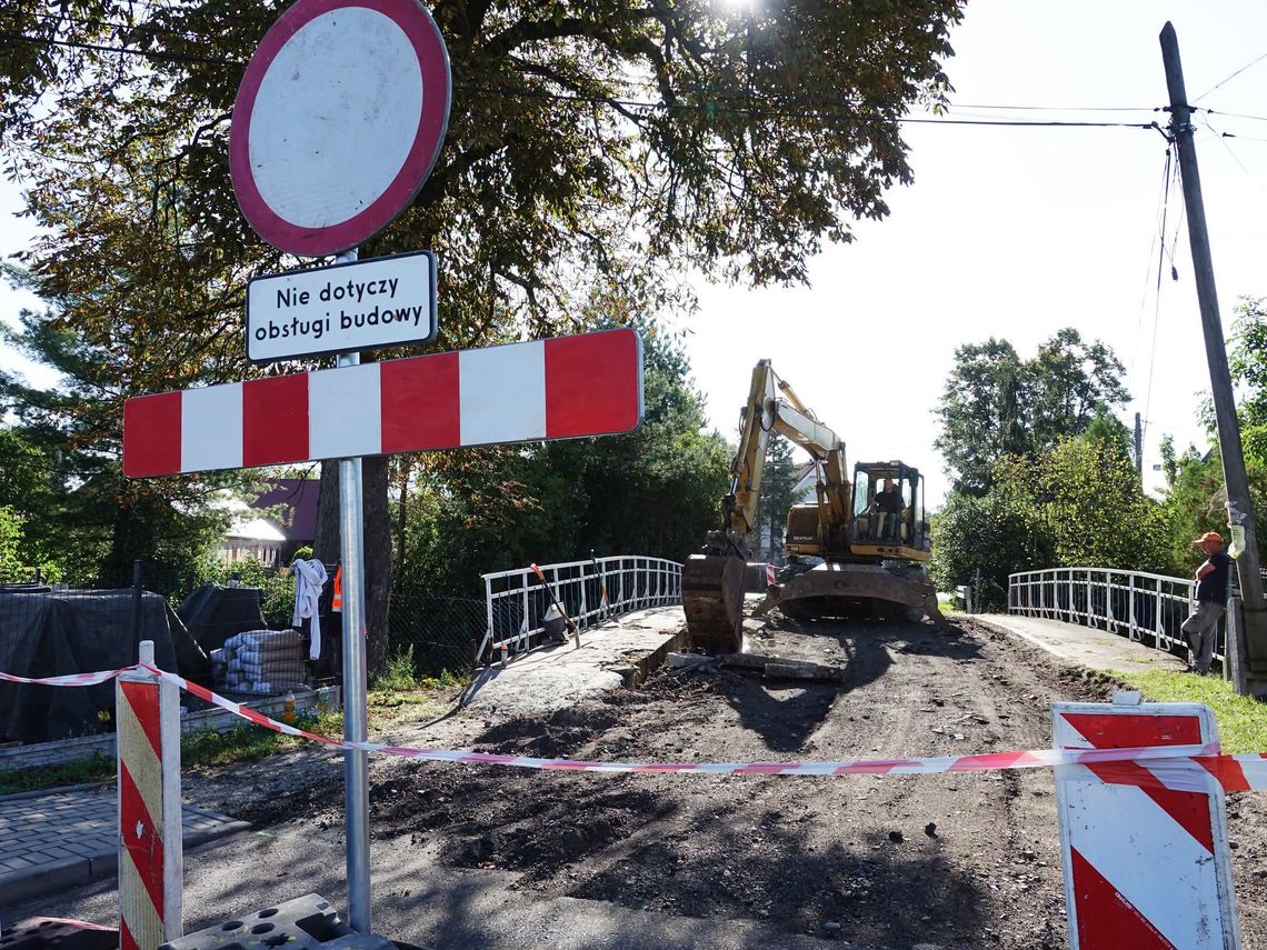 Most w Prusinowicach przechodzi remont. Prace potrwają do końca roku Most w Prusinowicach przechodzi remont. Prace potrwają do końca roku