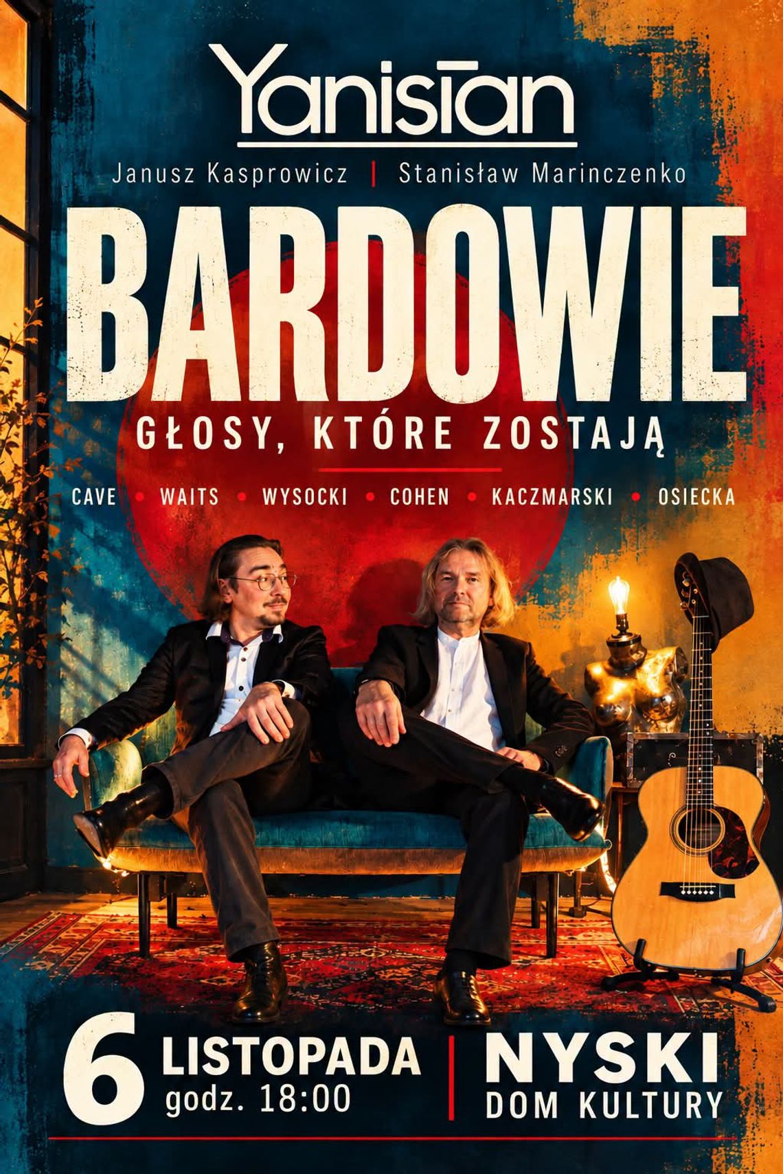Muzyczna podróż śladami legend. Wyjątkowy koncert w Nyskim Domu Kultury