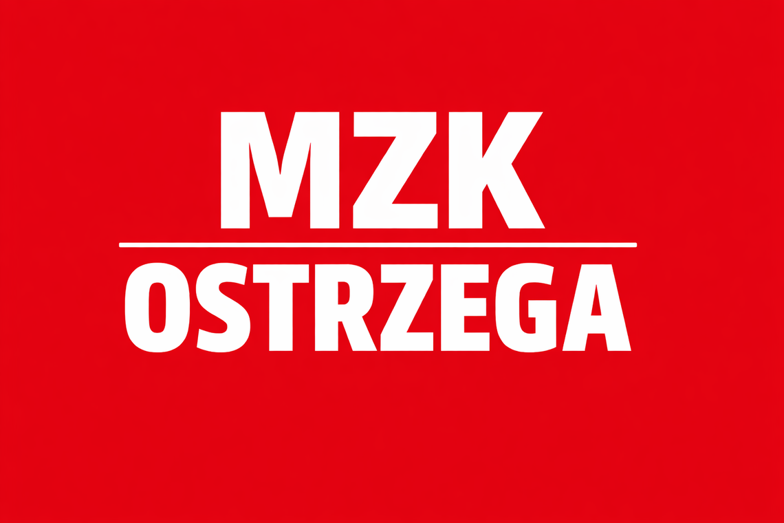 MZK Nysa ostrzega pasażerów