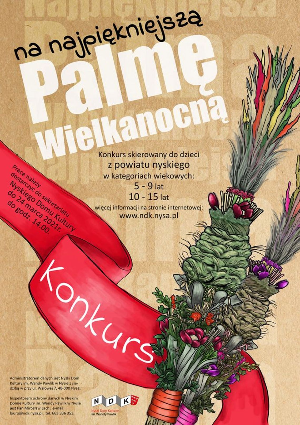 NDK organizuje konkurs na najpiękniejszą Palmę Wielkanocną