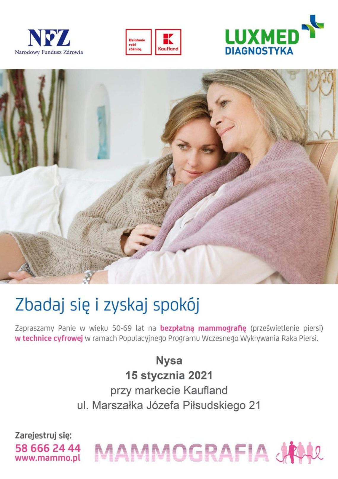 Nie czekaj i zbadaj się!