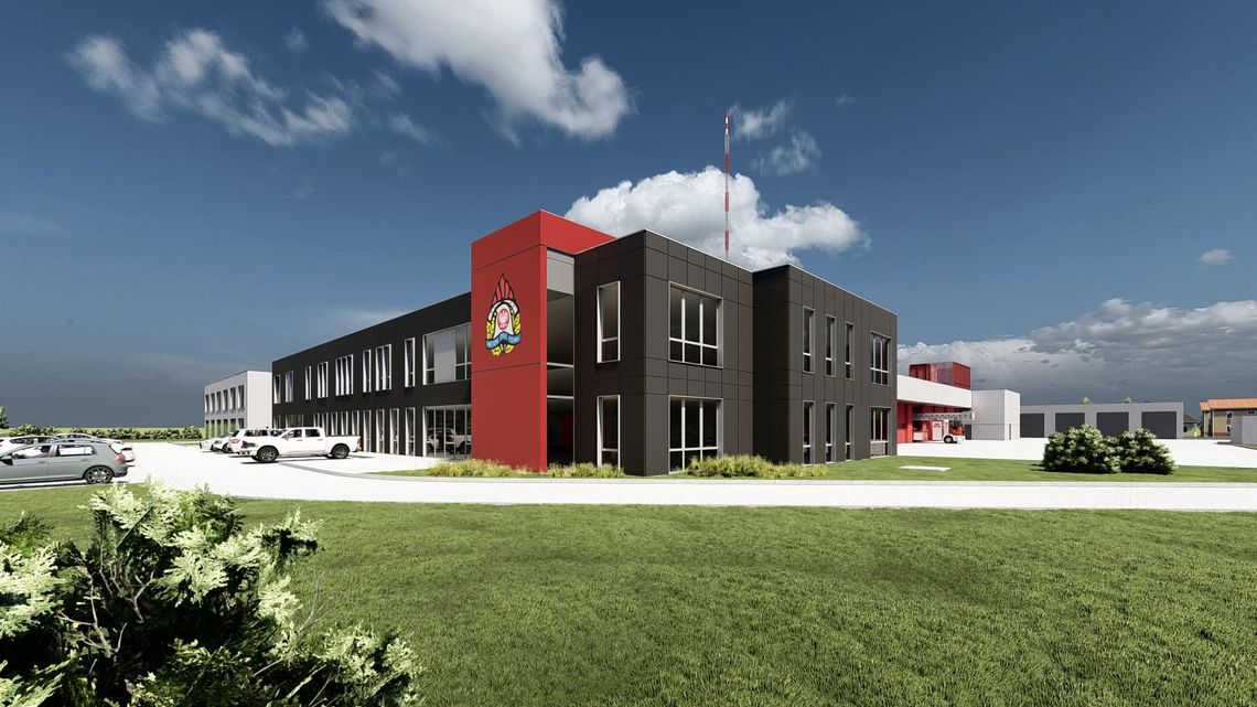 Nowa siedziba strażaków coraz bliżej. Powiat zaprezentował wizualizacje kompleksu PSP w Skorochowie