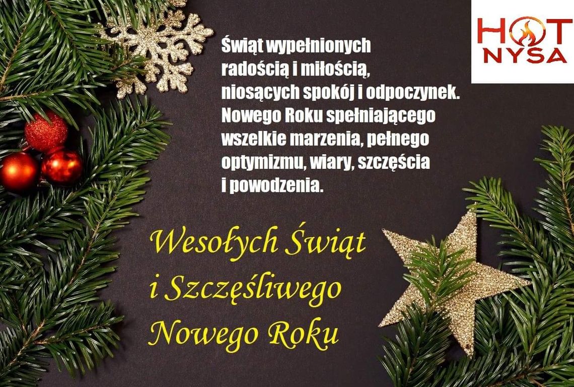 Nysa Hot życzy Wesołych Świąt