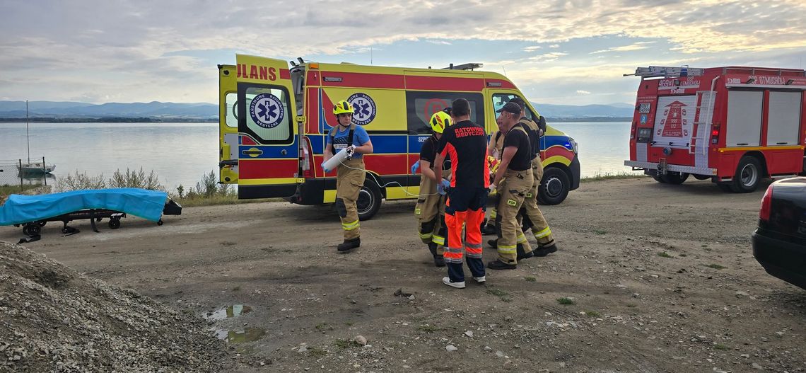 O włos od tragedii. Dramatyczne chwile nad Jeziorem Otmuchowskim