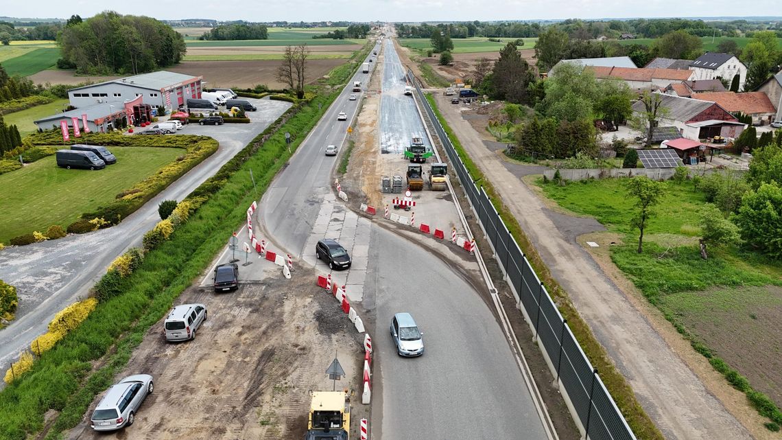 Od dziś kolejna zmiana na przebudowywanej DK 46