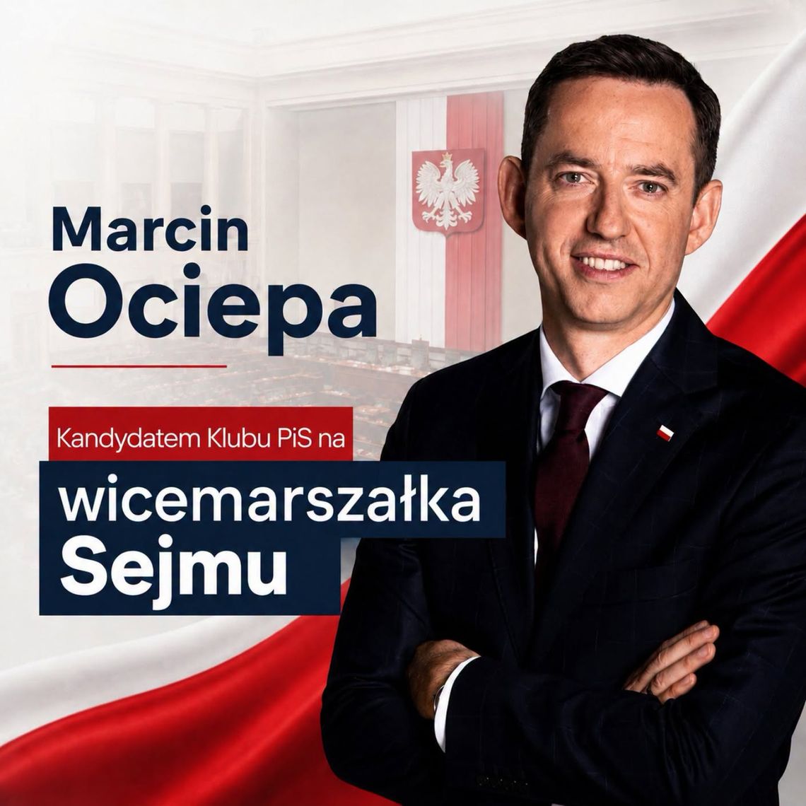 Poseł Marcin Ociepa z Opola nowym wicemarszałkiem Sejmu? To nowy pomysł PiS