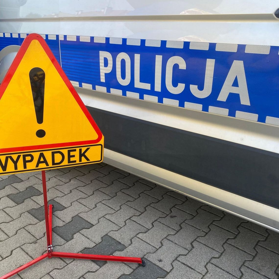 Potrącenie rowerzysty na Grodkowskiej