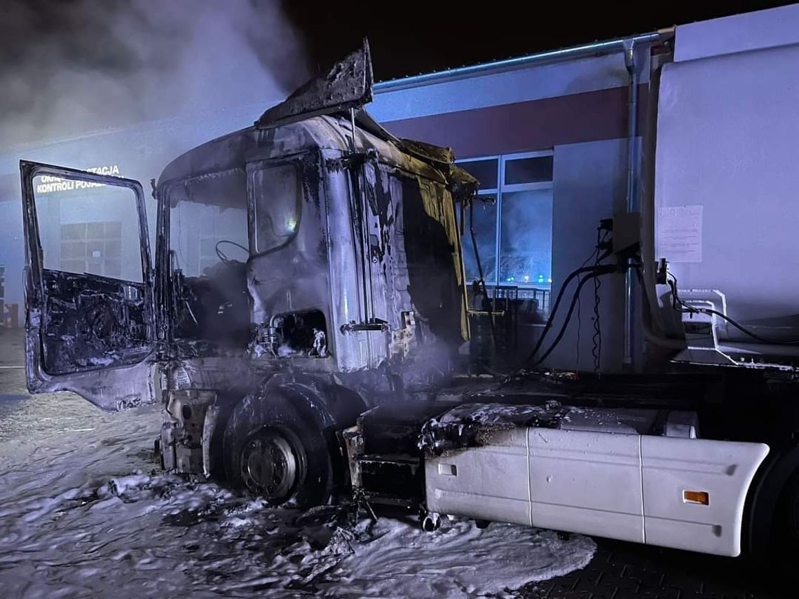 Poważny pożar autocysterny w Nysie