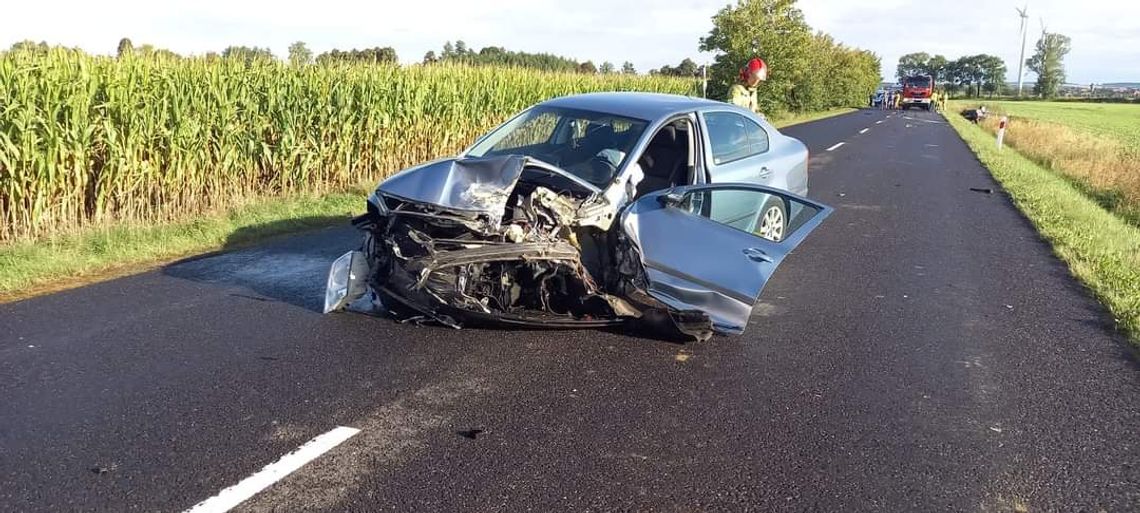 Poważny wypadek na trasie Paczków - Javornik