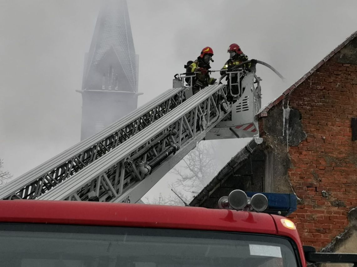 Pożar pod Nysą