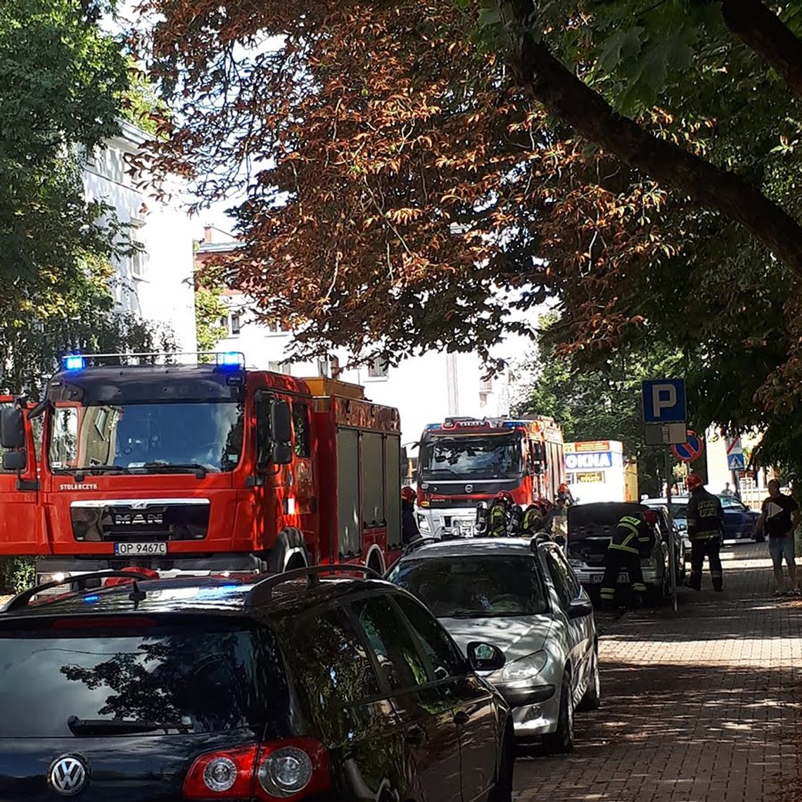 Pożar samochodu przy Fortecznej