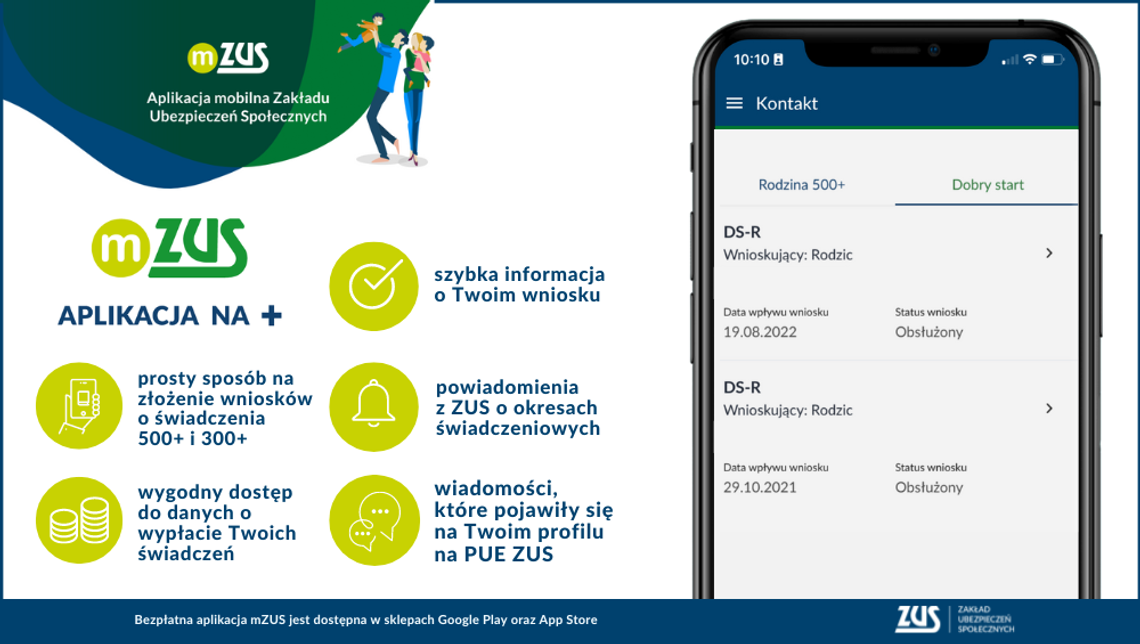 Przybywa wniosków złożonych przez mZUS Przybywa wniosków złożonych przez mZUS