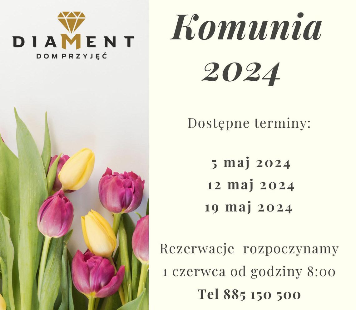 Ruszają zapisy na komunie 2024
