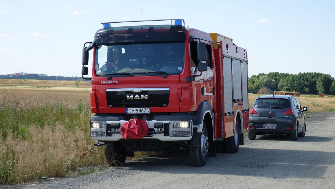 Samochód osobowy wjechał w bramę posesji