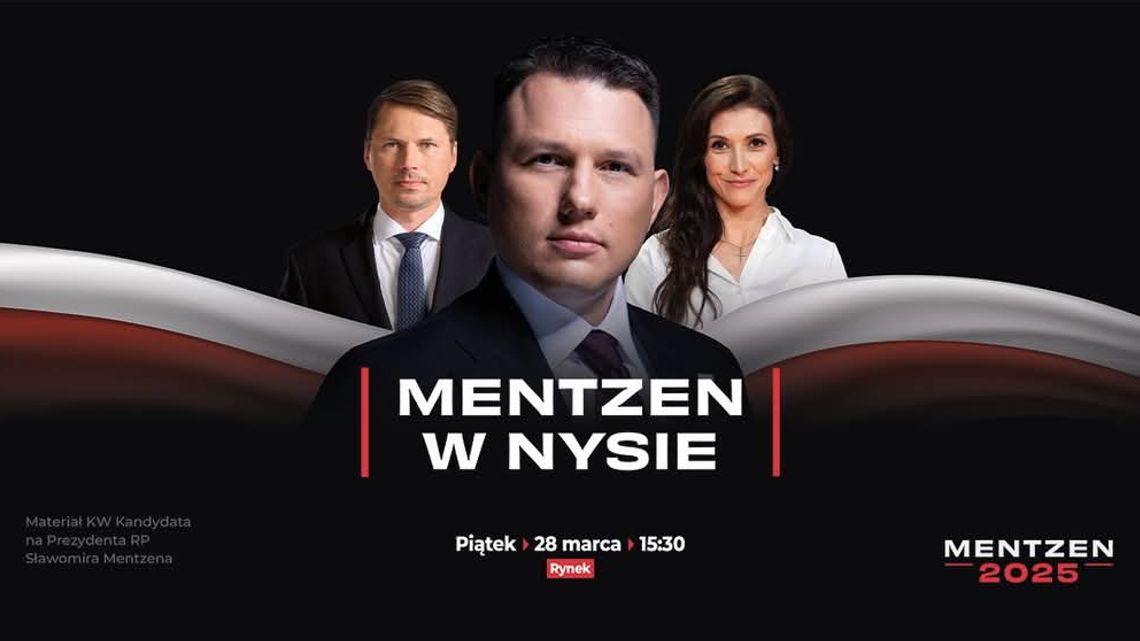 Sławomir Mentzen odwiedzi Nysę. Czy może być czarnym koniem wyborów prezydenckich?