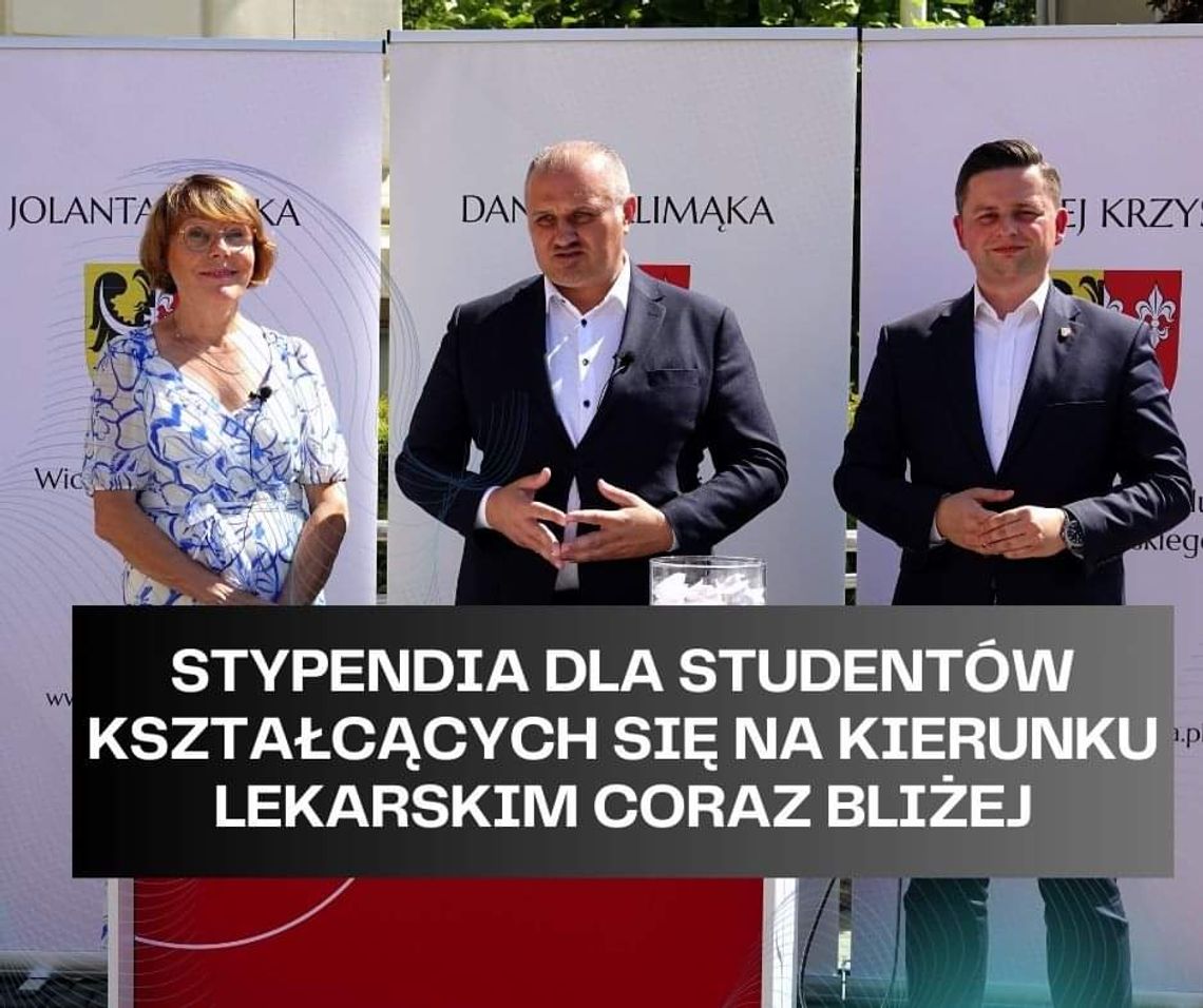 STYPENDIA dla studentów kształcących się na kierunku lekarskim coraz bliżej