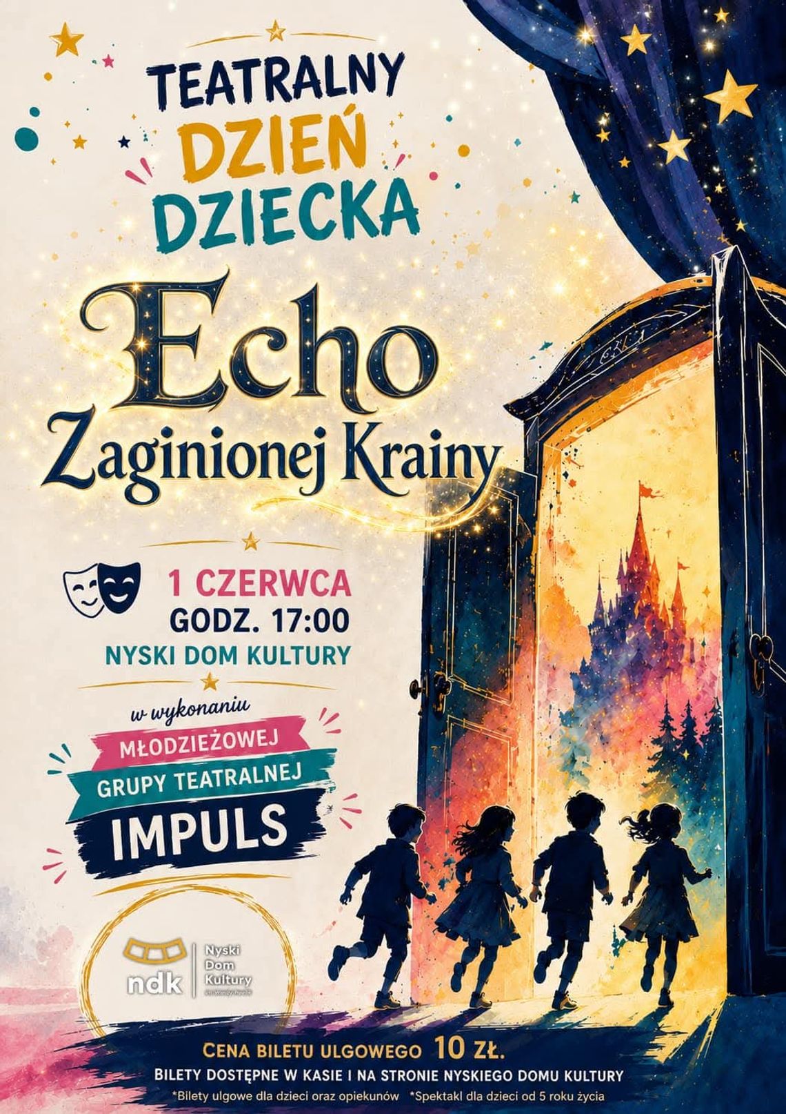 Teatralny Dzień Dziecka w Nysie. „Echo Zaginionej Krainy” już 1 czerwca Teatralny Dzień Dziecka w Nysie. „Echo Zaginionej Krainy” już 1 czerwca