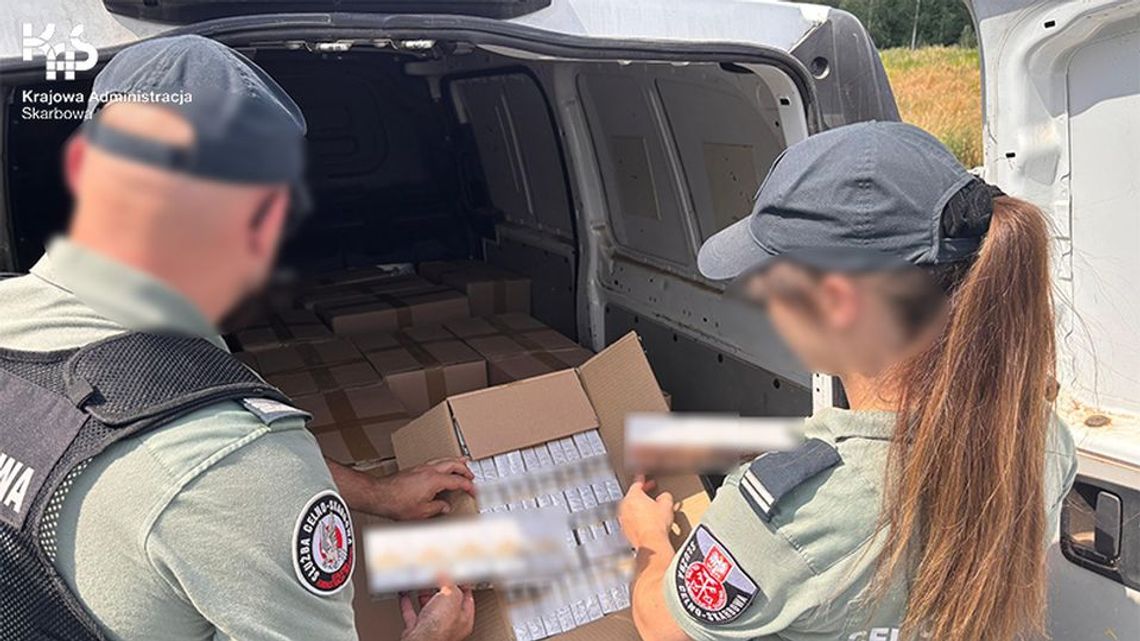 Udaremniono przewóz 200 tys. nielegalnych papierosów Udaremniono przewóz 200 tys. nielegalnych papierosów