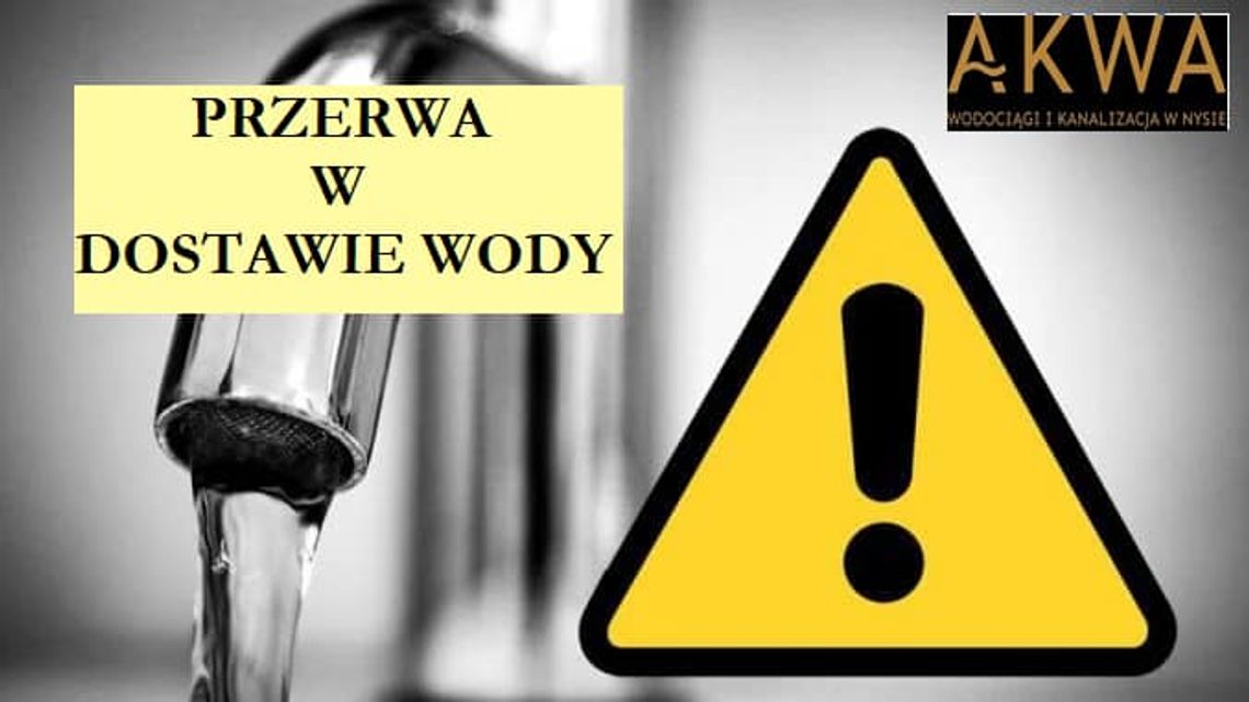 UWAGA! W tych miejscach nie będzie wody w Nysie