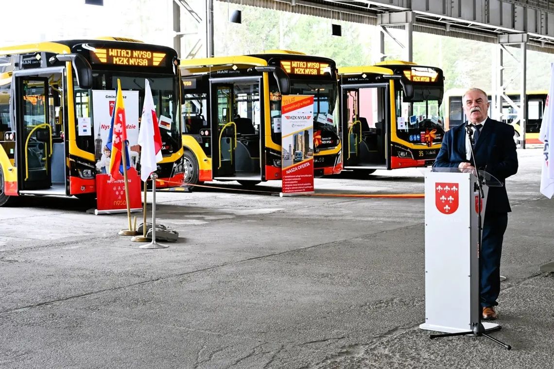W trosce o komfort pasażerów. Nowe autobusy są już w Nysie
