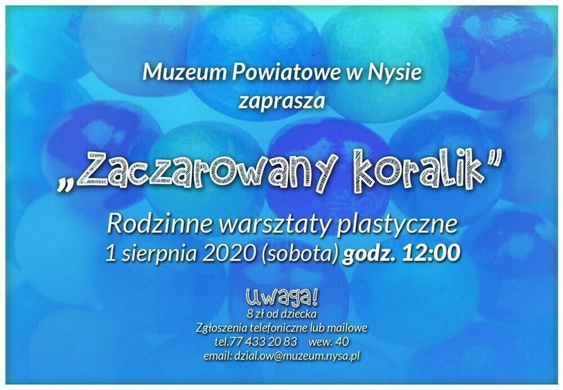 Warsztaty "Zaczarowany koralik"