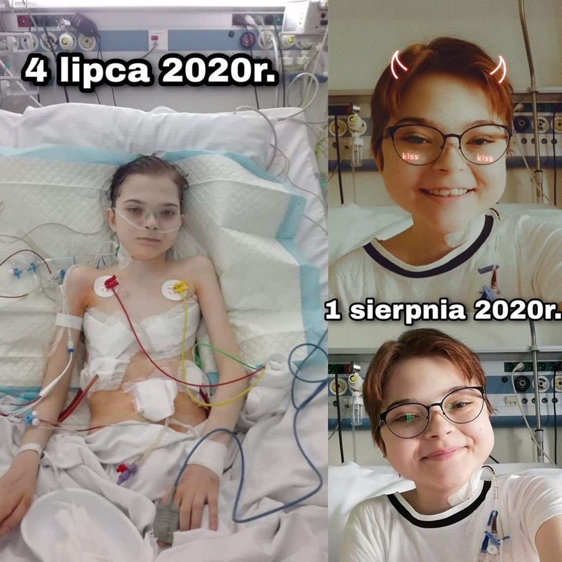 Weronika czuje się coraz lepiej