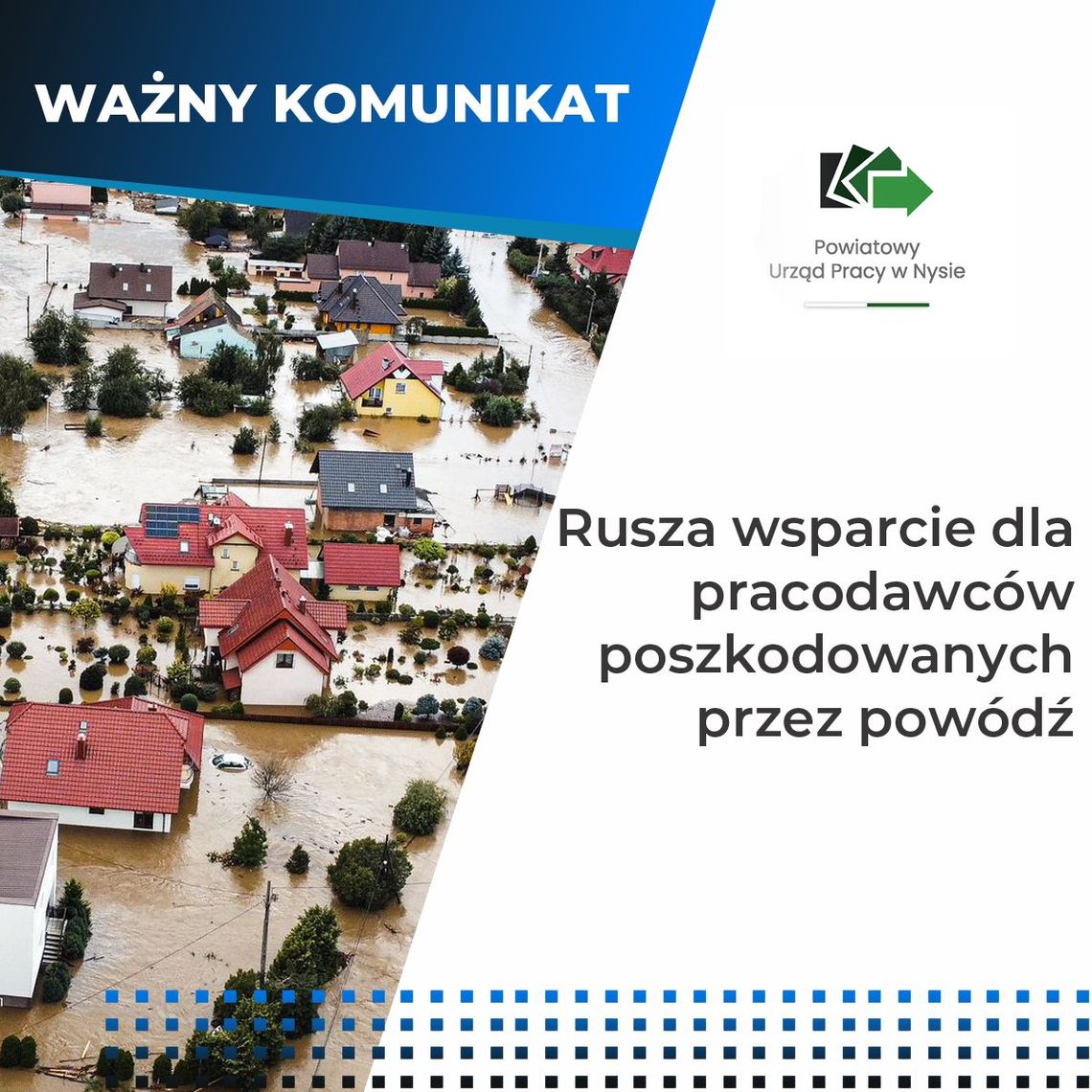 Wsparcie dla pracodawców poszkodowanych przez powódź