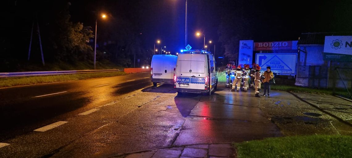 Wypadek na Jagiellońskiej. Ranna kobieta