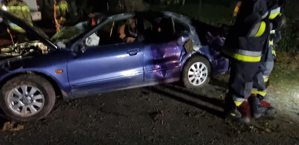 Wypadek w Chocieborzu. Jedna osoba poszkodowana