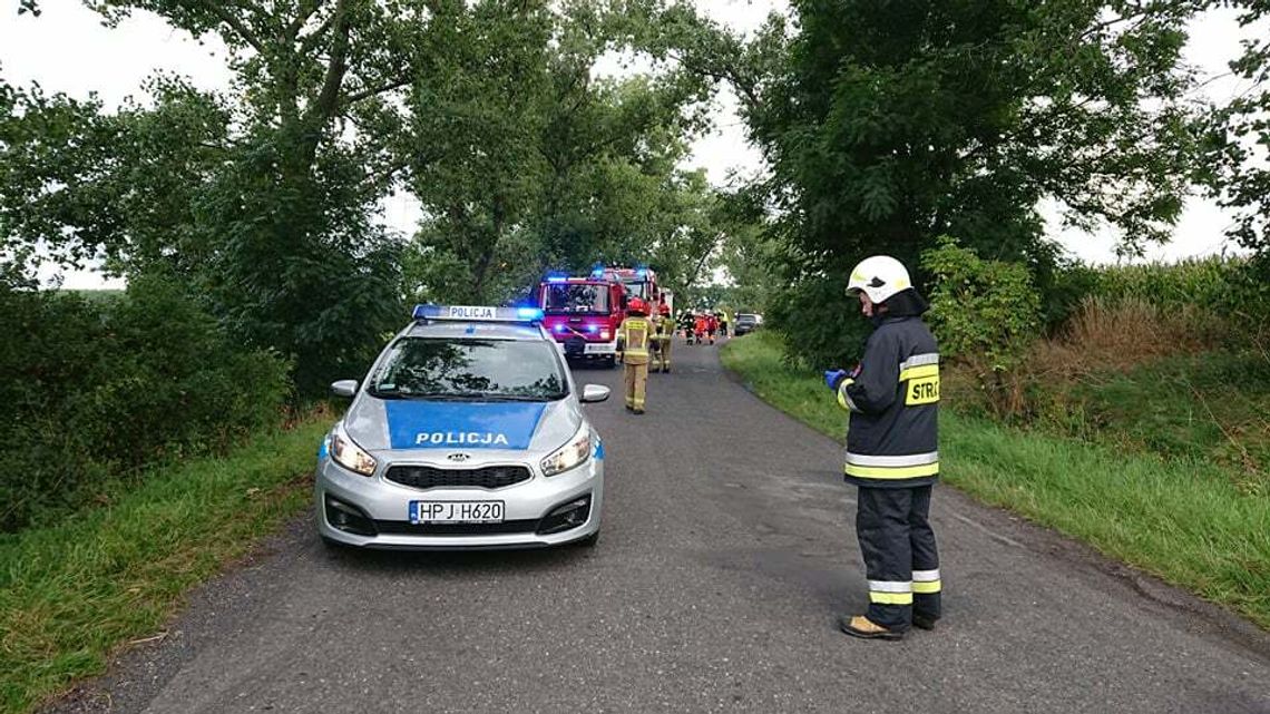 Wypadek w Grądach. Są poszkodowani