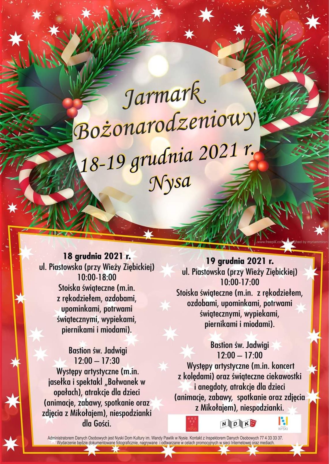 Zobacz program Jarmarku Bożonarodzeniowego!