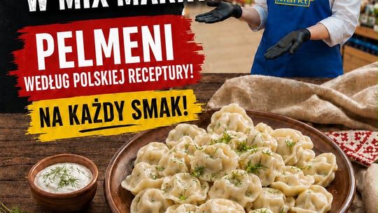 Degustacja pelmeni w Mix Markt Nysa