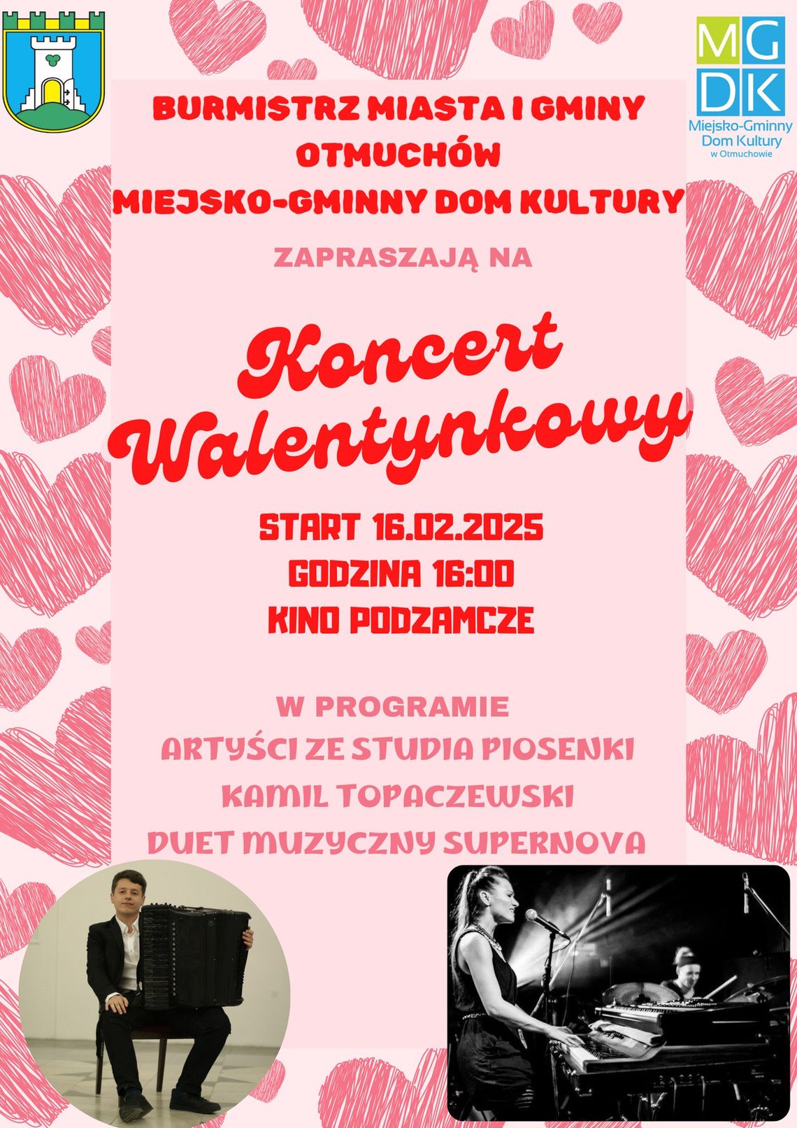 Koncert Walentynkowy w Otmuchowie