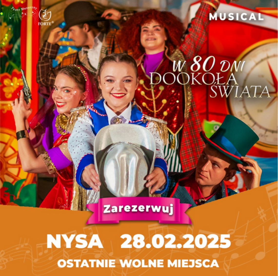 Musical „W 80 dni dookoła świata”