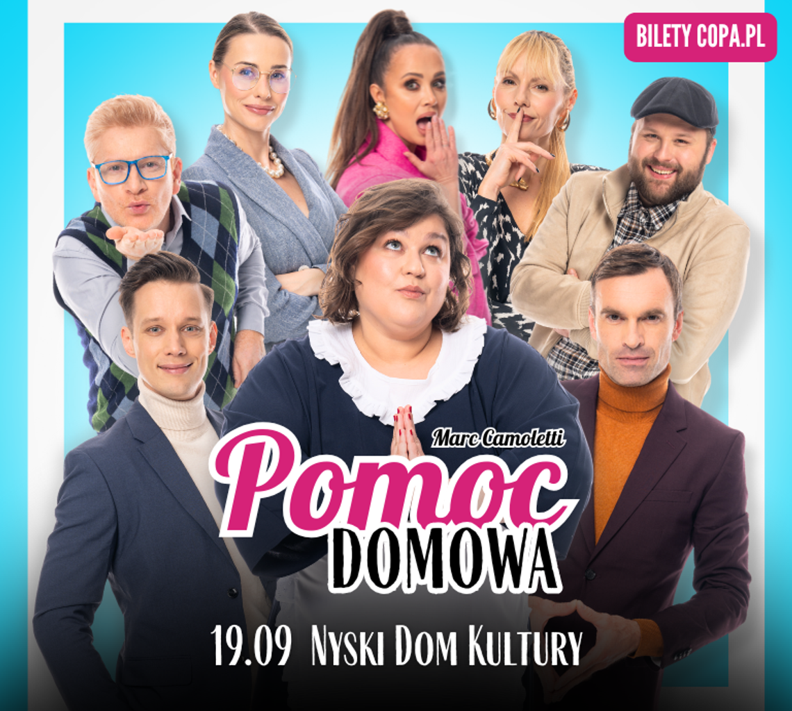 „Pomoc Domowa" w Nyskim Domu Kultury – wieczór pełen śmiechu i niespodzianek!